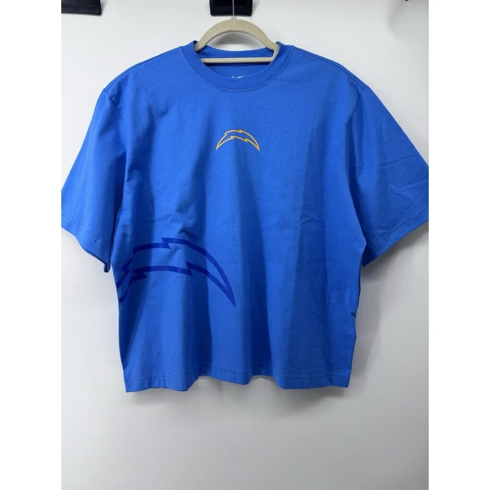 Los Angeles Chargers Nike Womens Large Boxy Football Shirt  NFL Ladies NWT